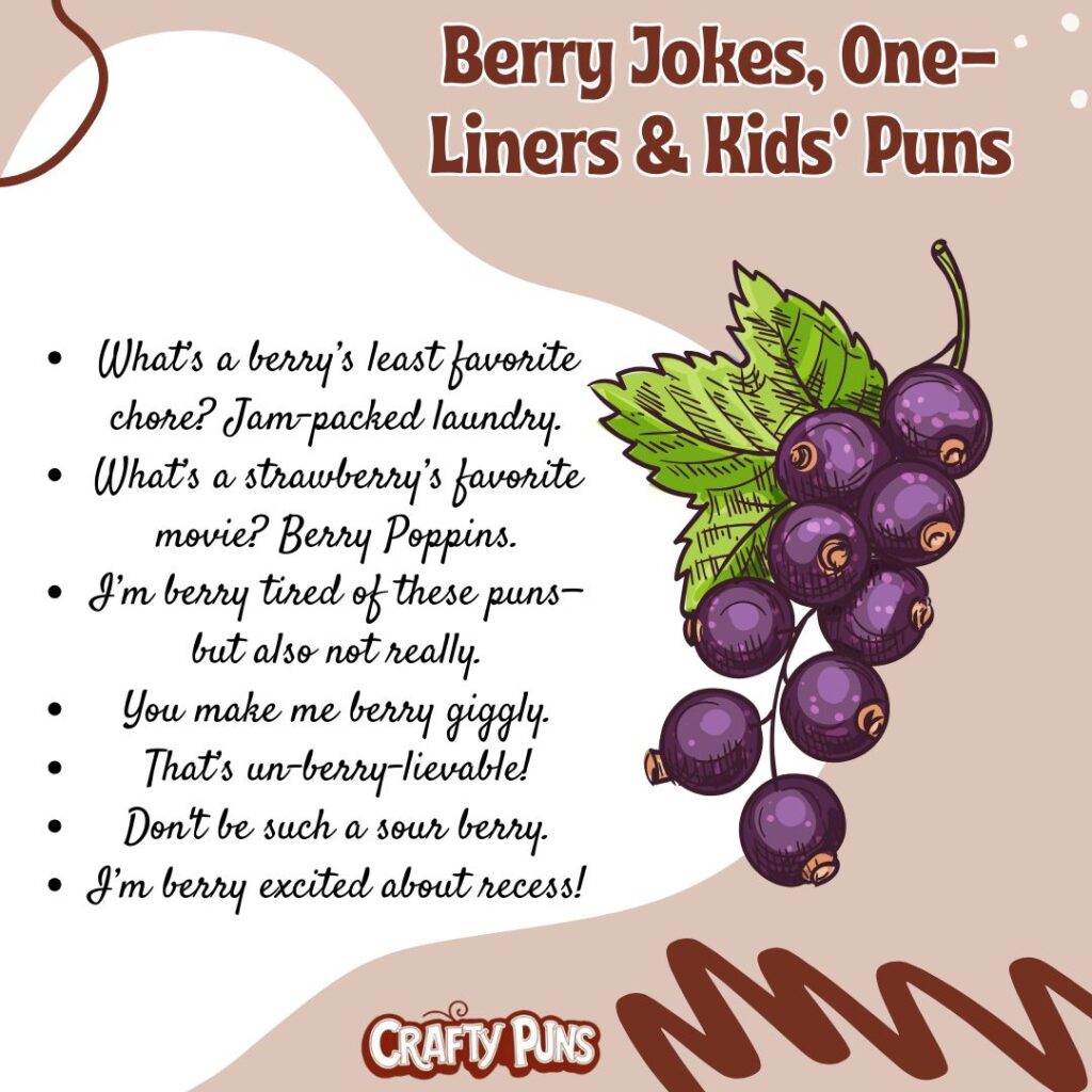 Berry Jokes, One-Liners & Kids' Puns
