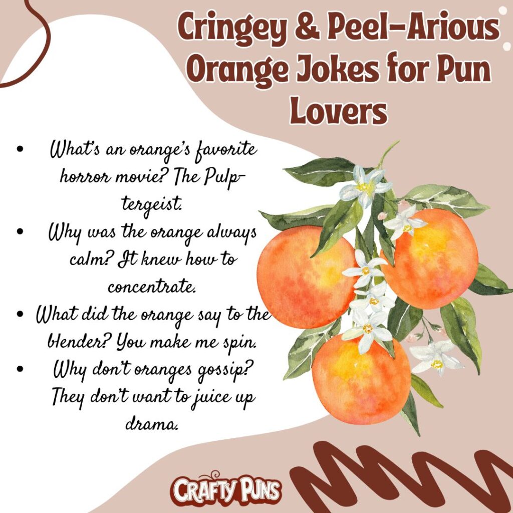 Cringey & Peel-Arious Orange Jokes for Pun Lovers