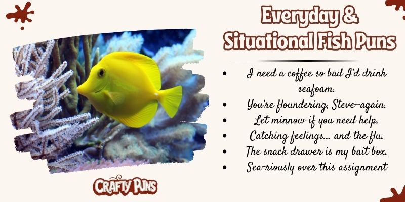 Everyday & Situational Fish Puns