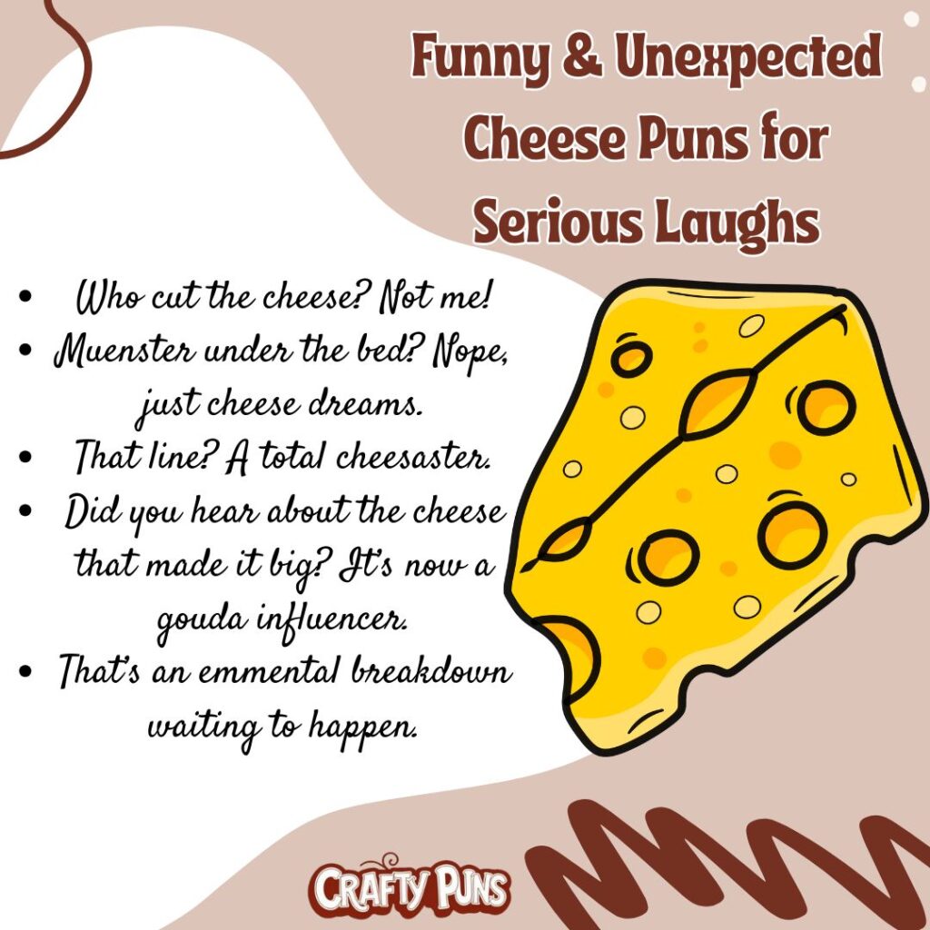 Funny & Unexpected Cheese Puns for Serious Laughs
