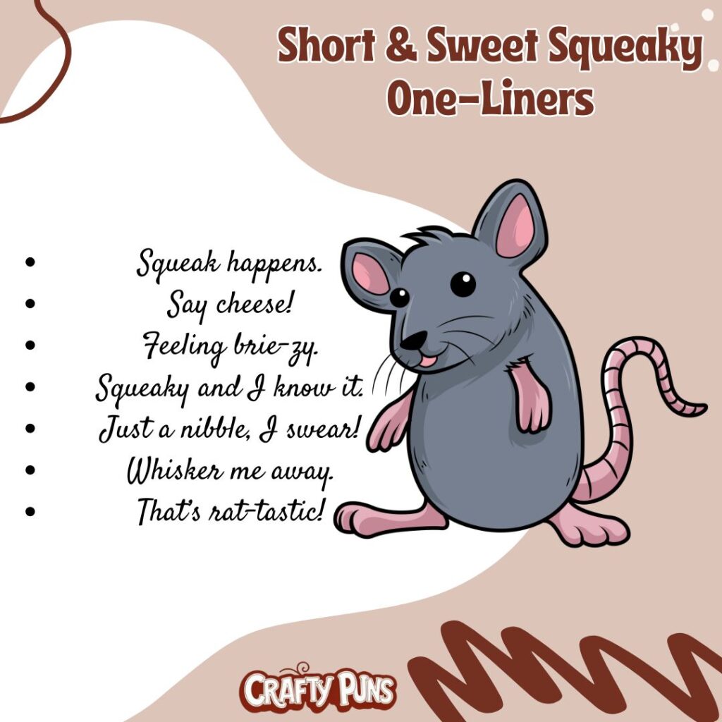 Short & Sweet Squeaky One-Liners