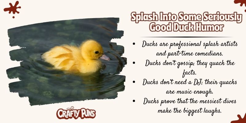 Splash Into Some Seriously Good Duck Humor