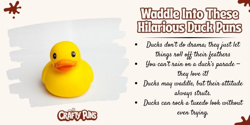 Waddle Into These Hilarious Duck Puns