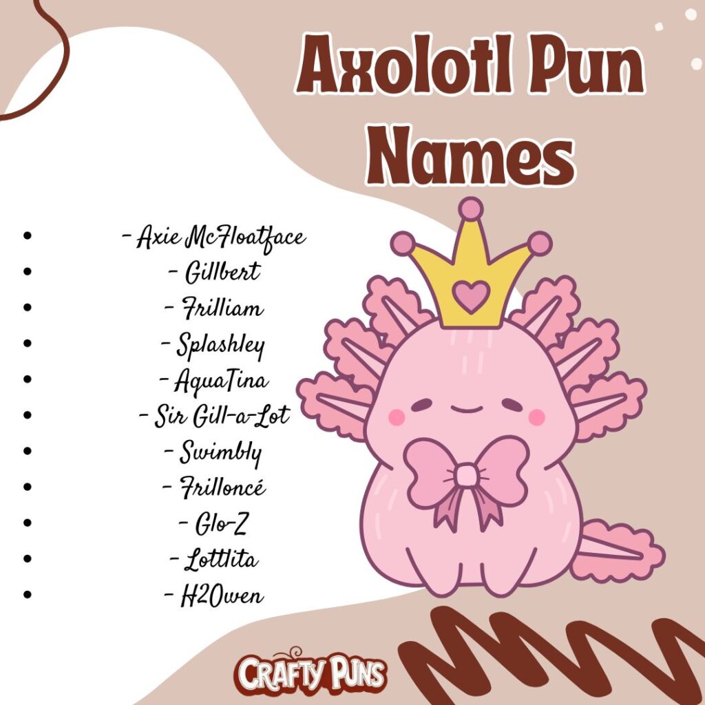 Axolotl Pun Names