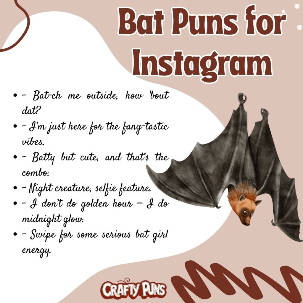 Bat Puns for Instagram