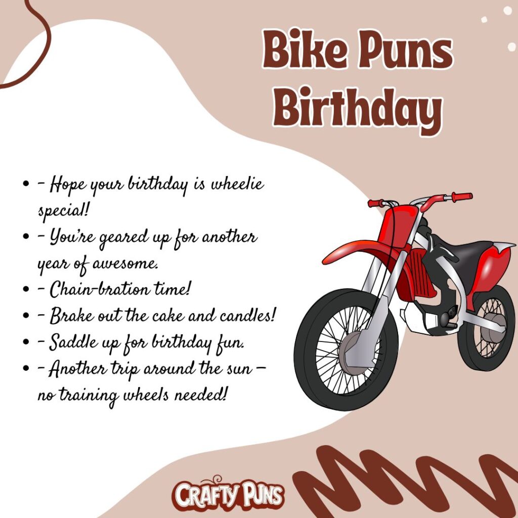 Bike Puns Birthday