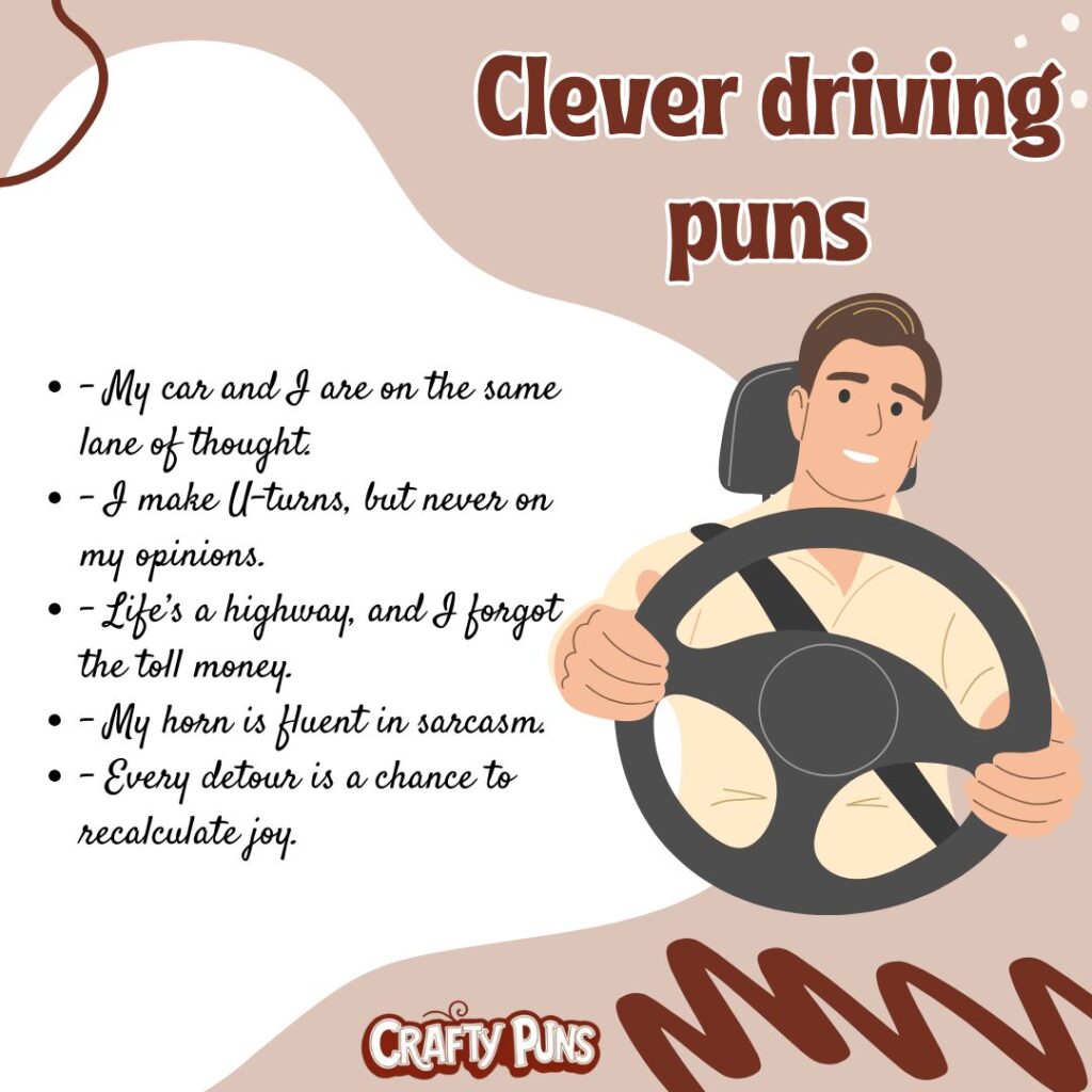 Clever driving puns