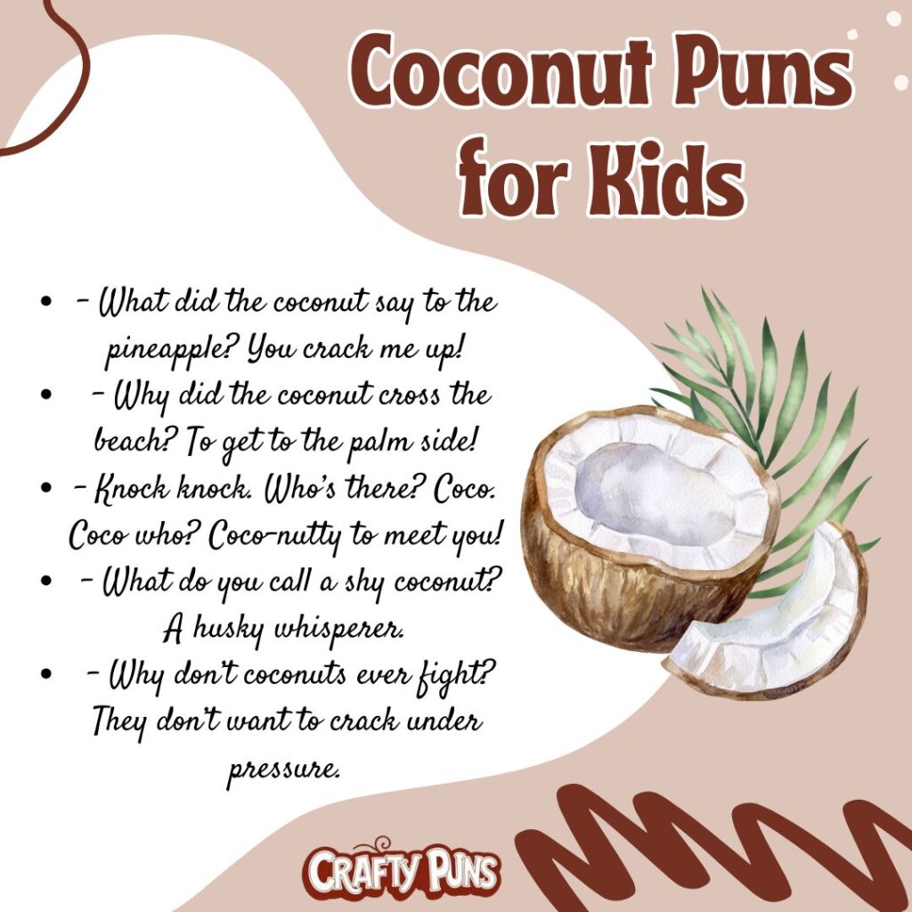 Coconut Puns for Kids