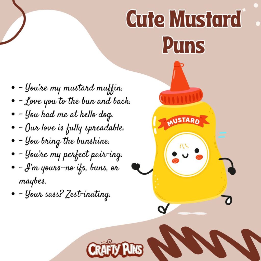 Cute Mustard Puns