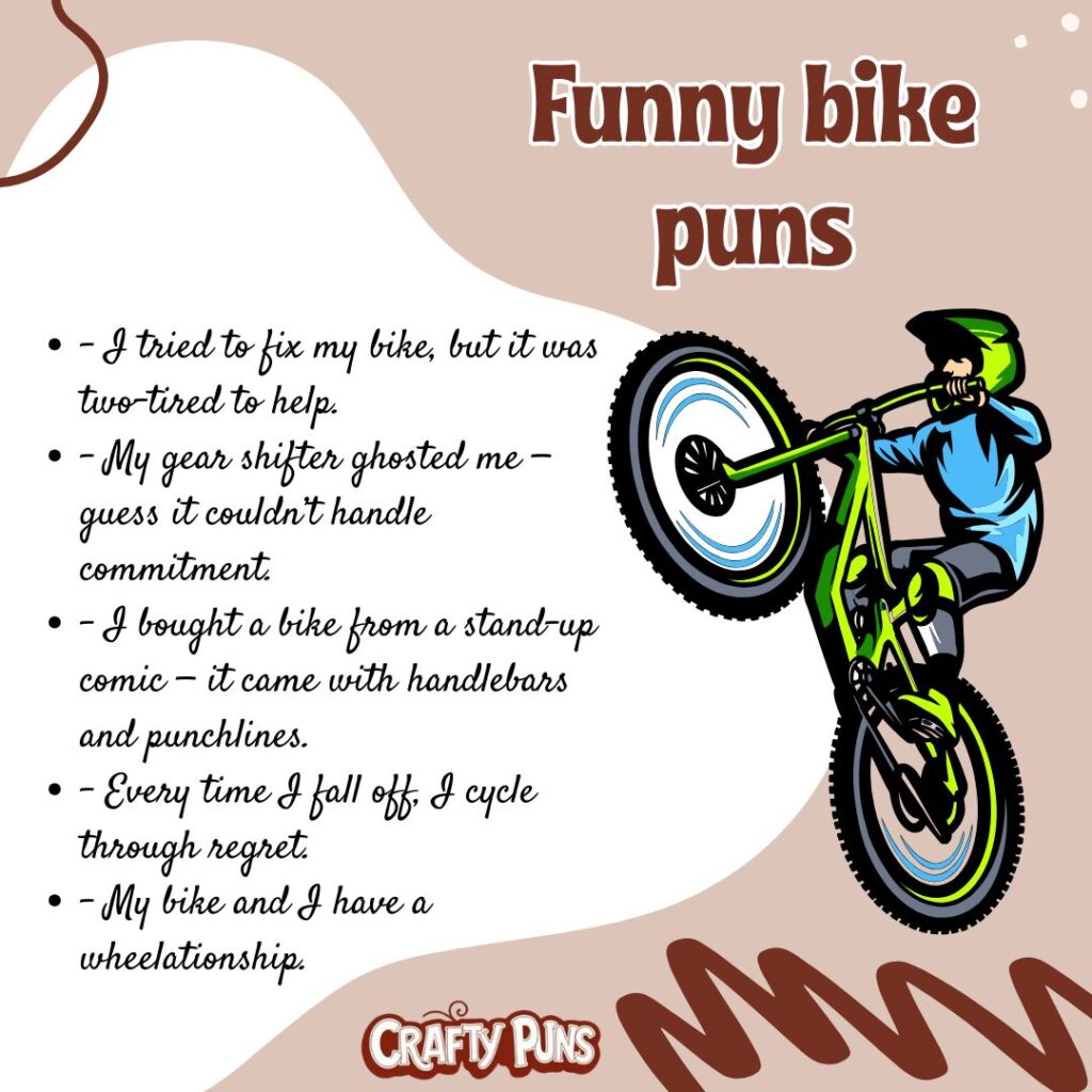 Funny bike puns