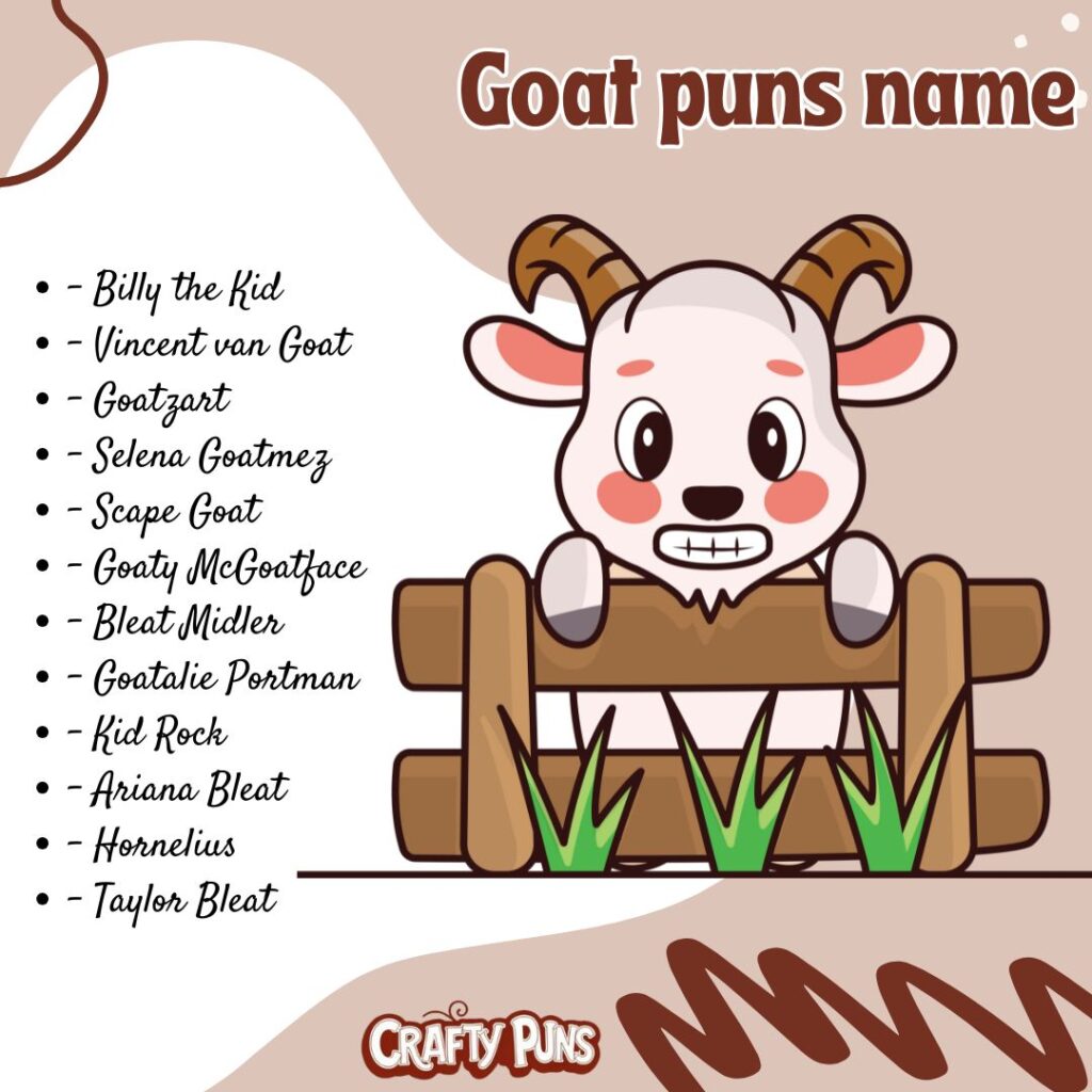 Goat puns name