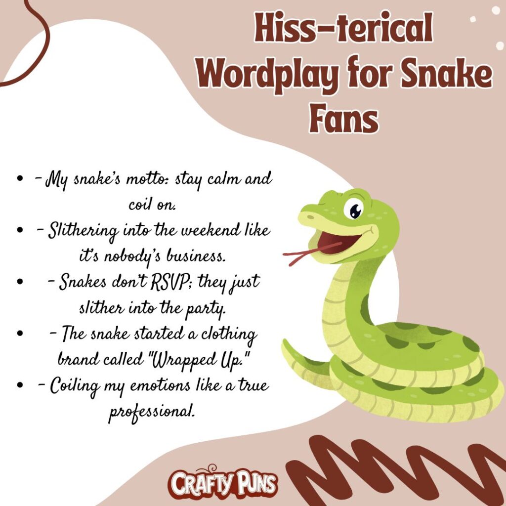 Hiss-terical Wordplay for Snake Fans