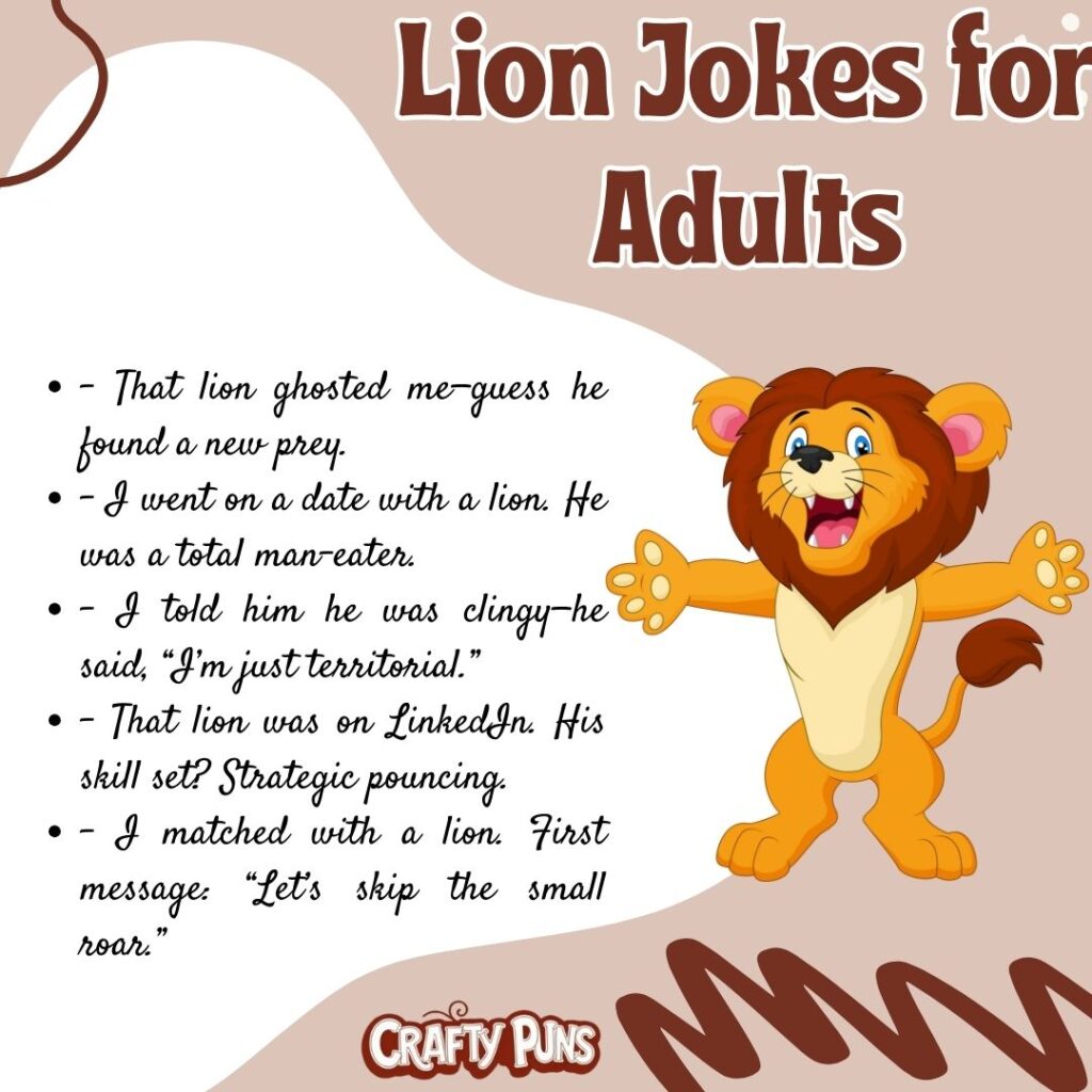Lion Jokes for Adults