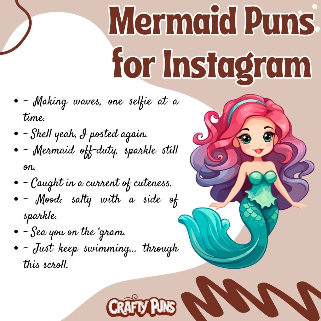 Mermaid Puns for Instagram