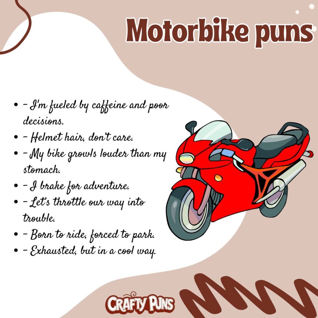 Motorbike puns