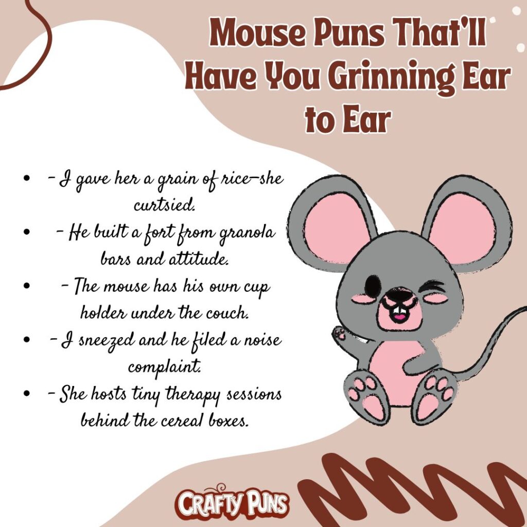 Mouse Puns That’ll Have You Grinning Ear to Ear