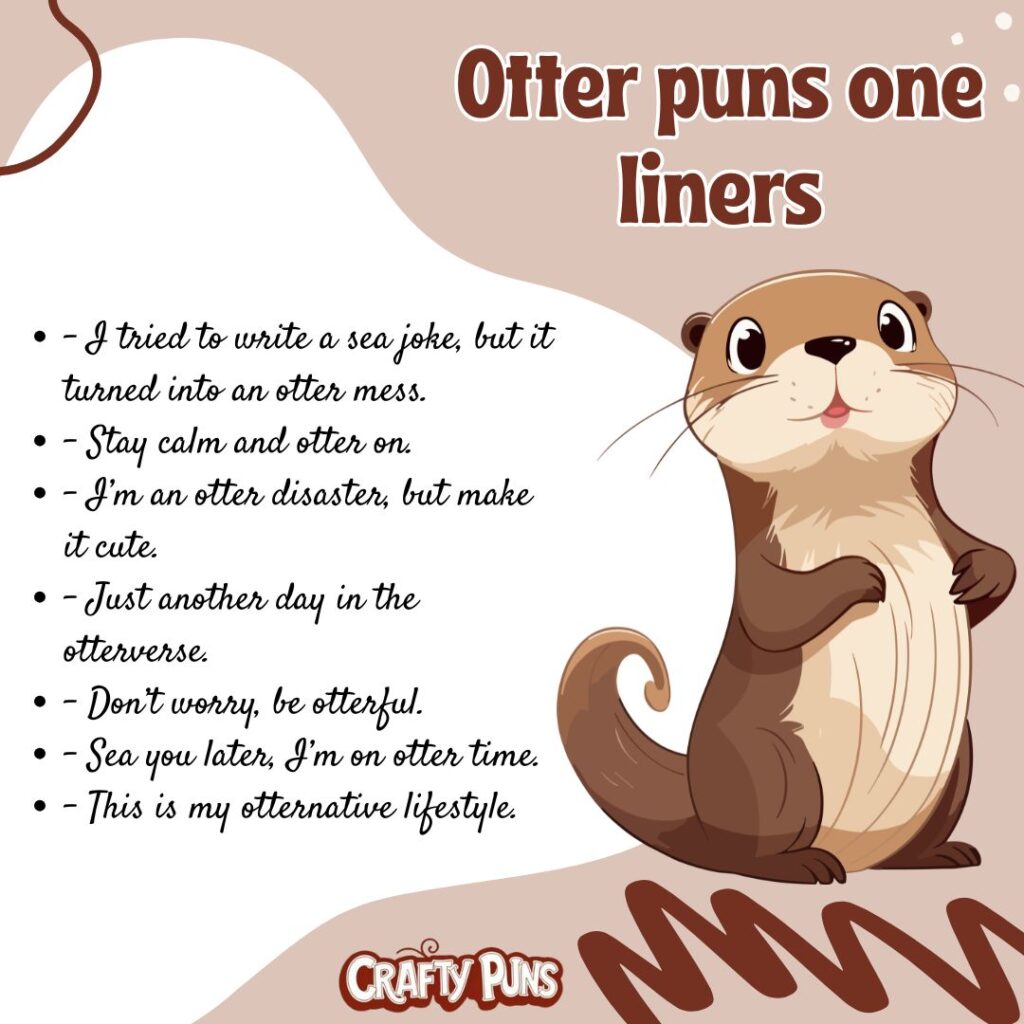 Otter puns one liners