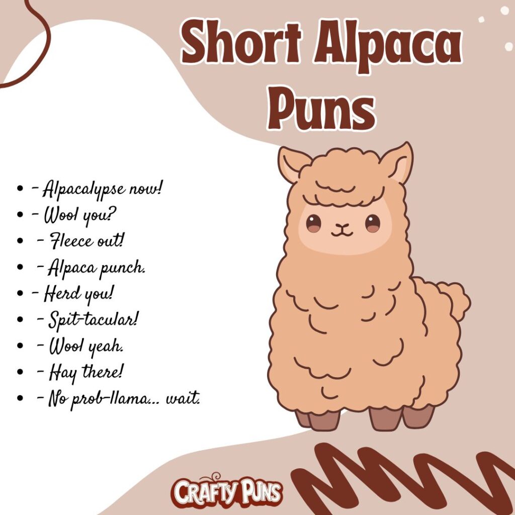 Short Alpaca Puns
