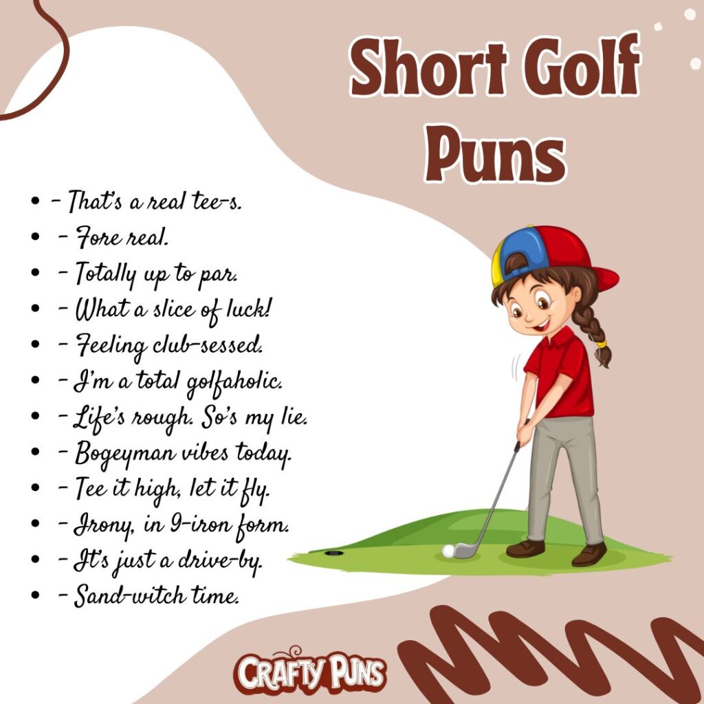 Short Golf Puns