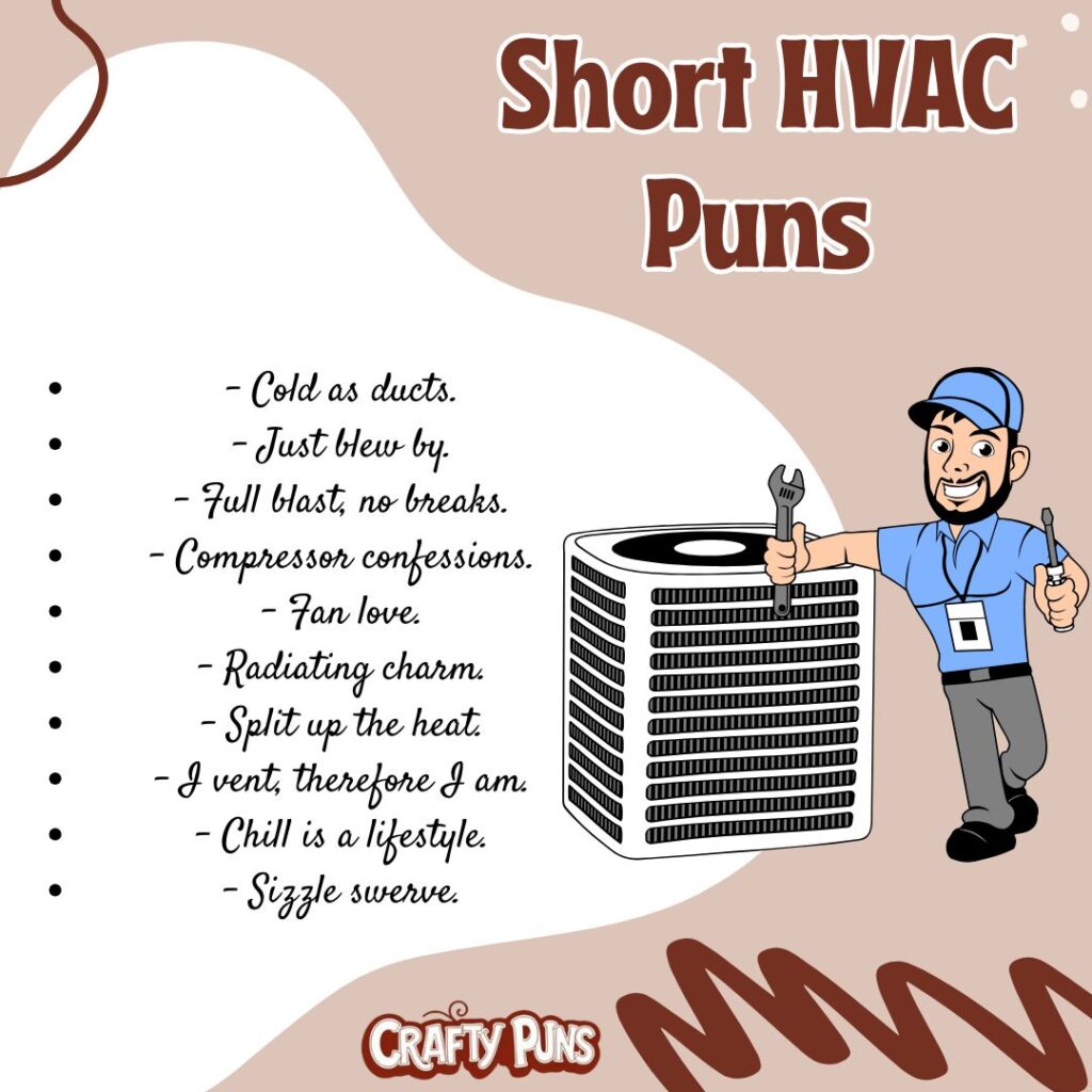 Short HVAC Puns