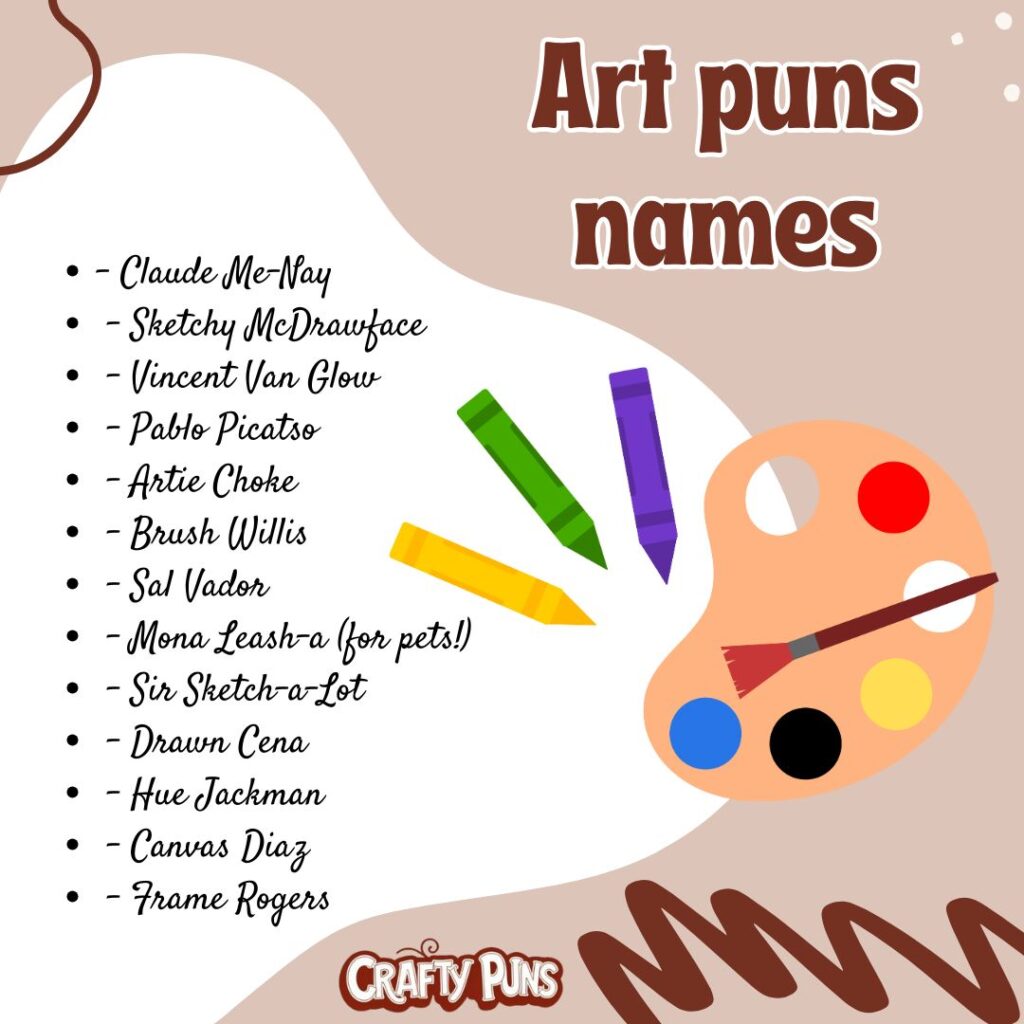 Art puns names