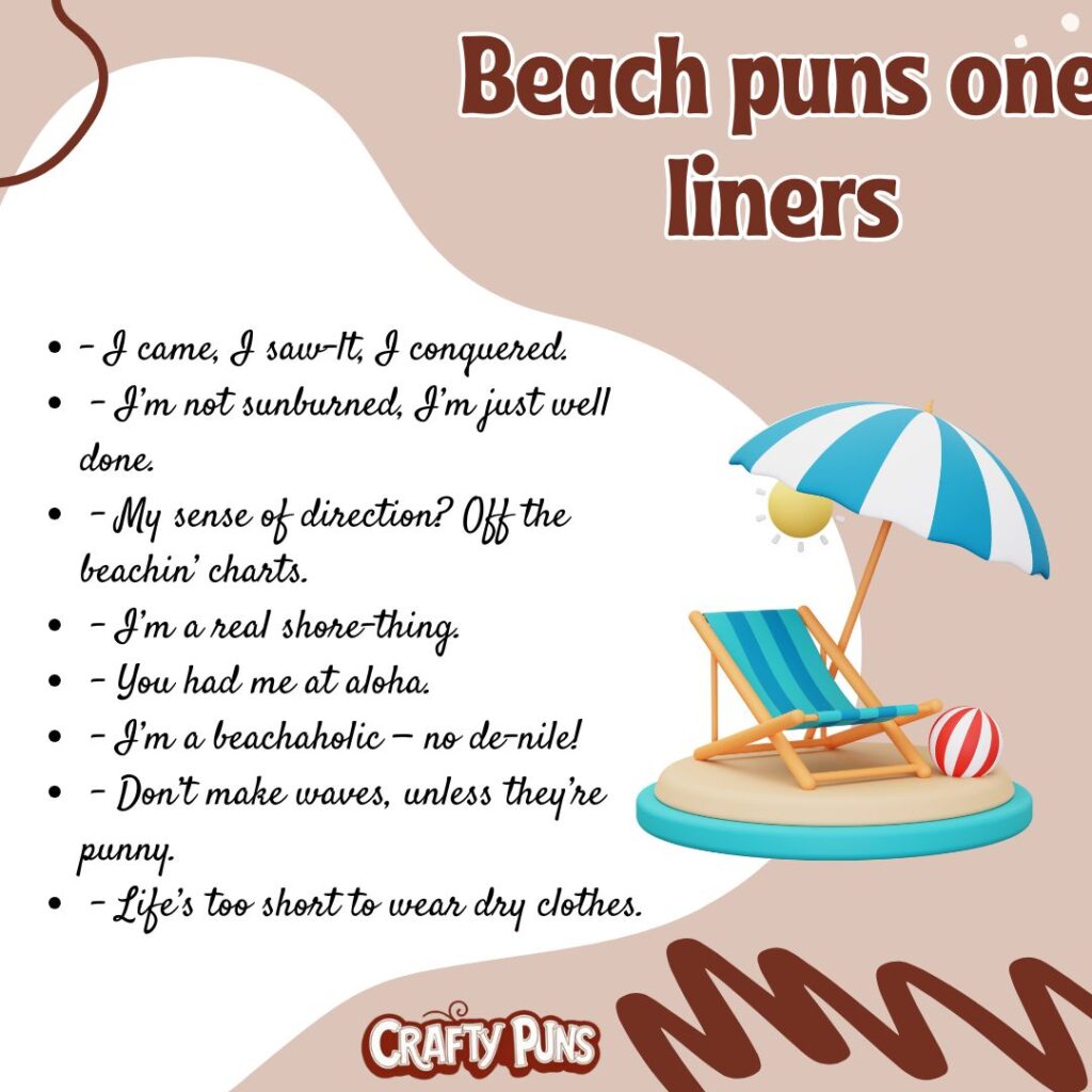 Beach puns one liners