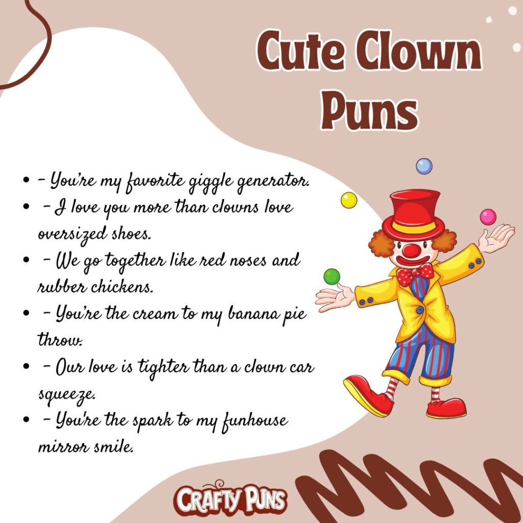 Cute Clown Puns