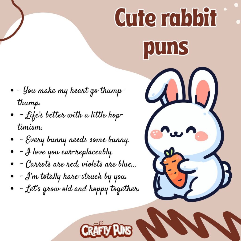 Cute rabbit puns