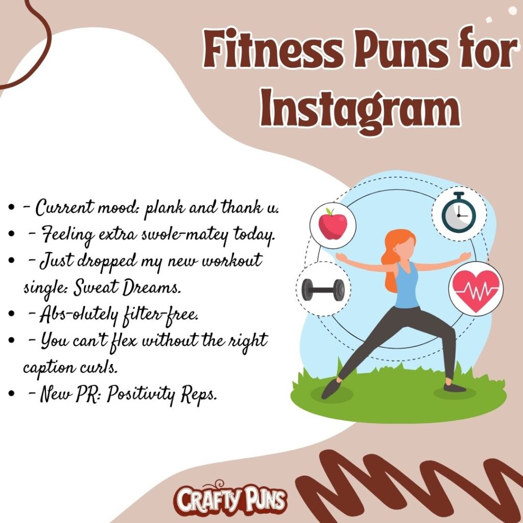 Fitness Puns for Instagram