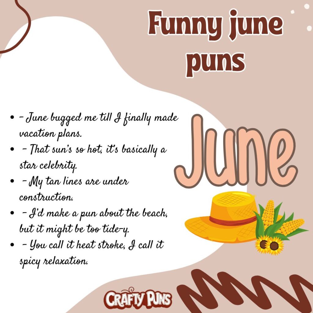 Funny june puns