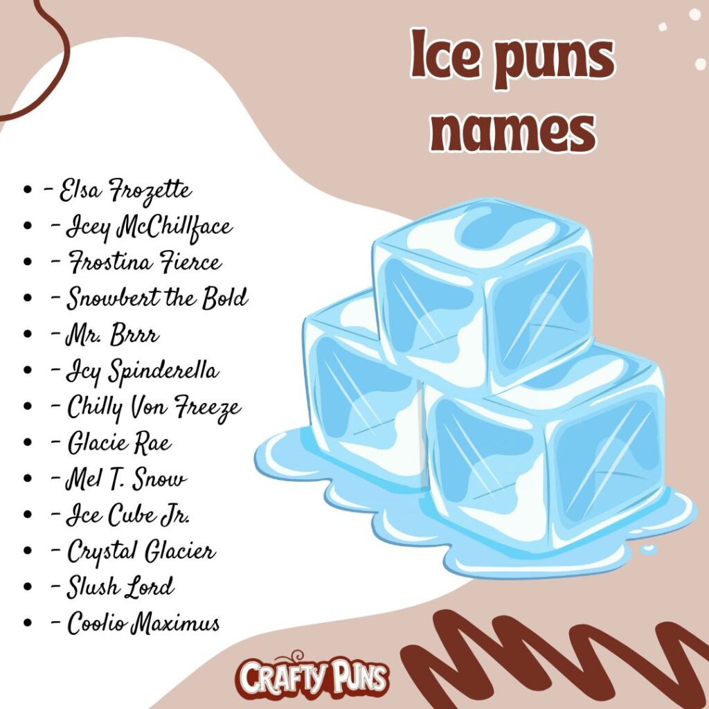 Ice puns names
