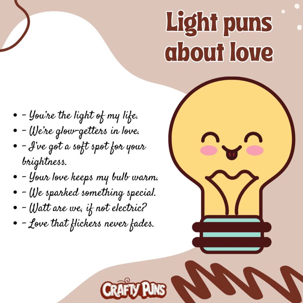 Light puns about love