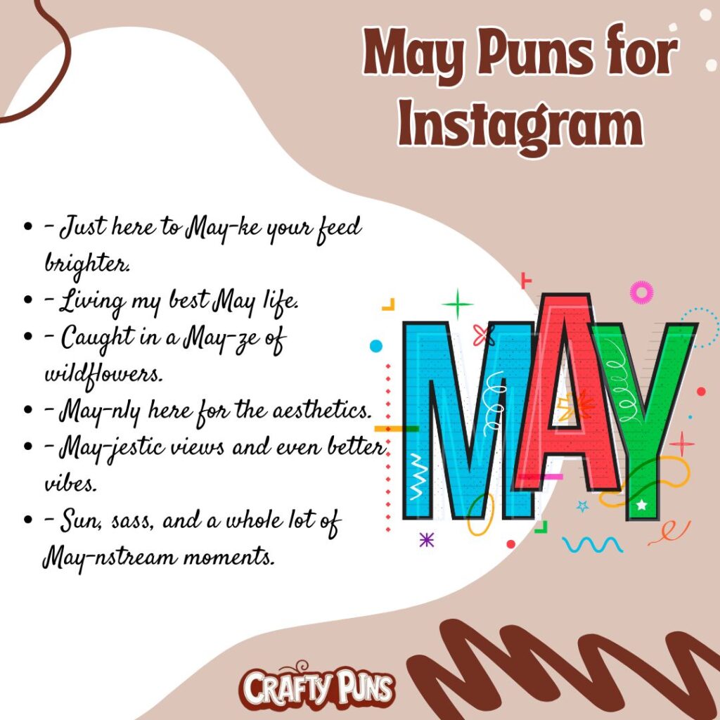 May Puns for Instagram