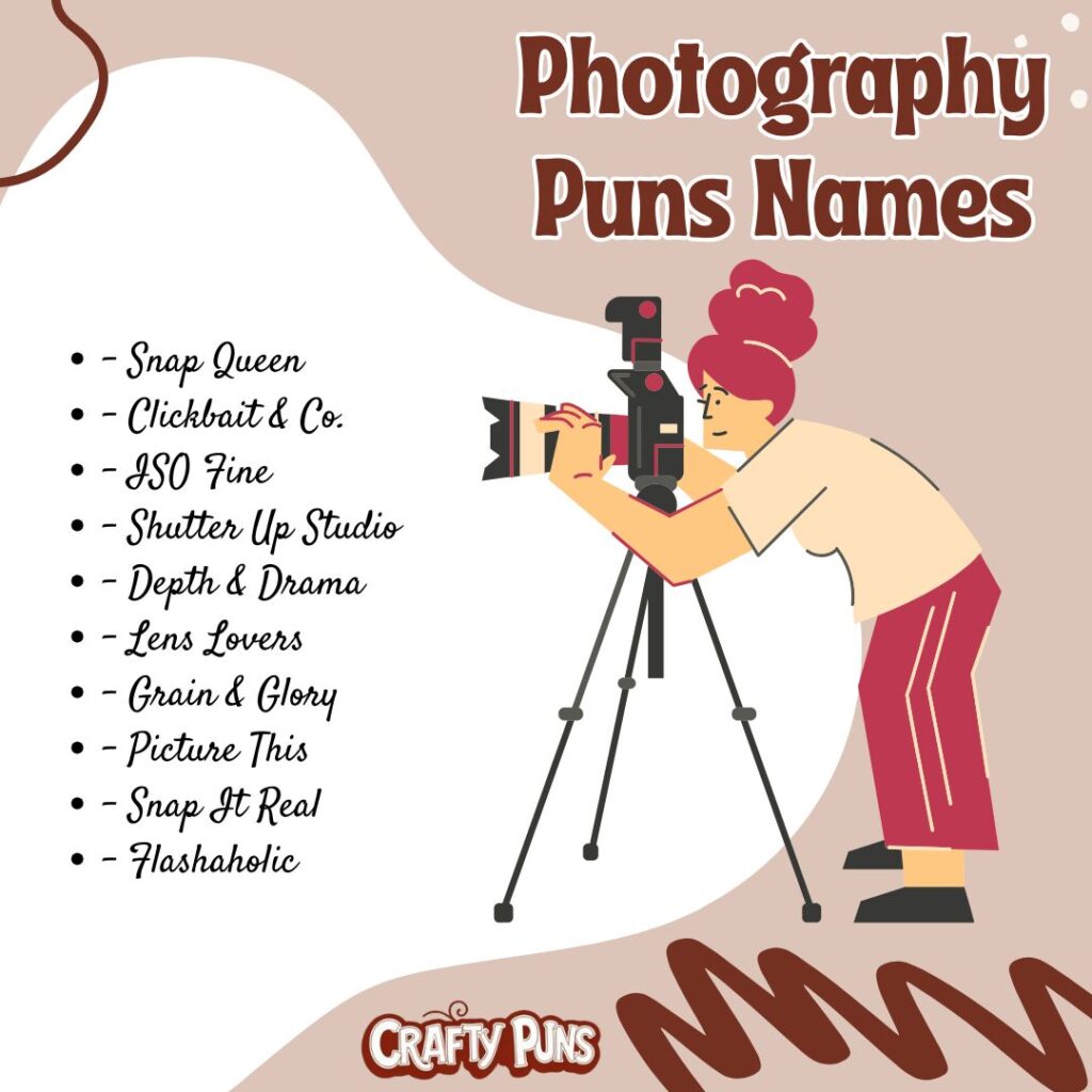 Photography Puns Names
