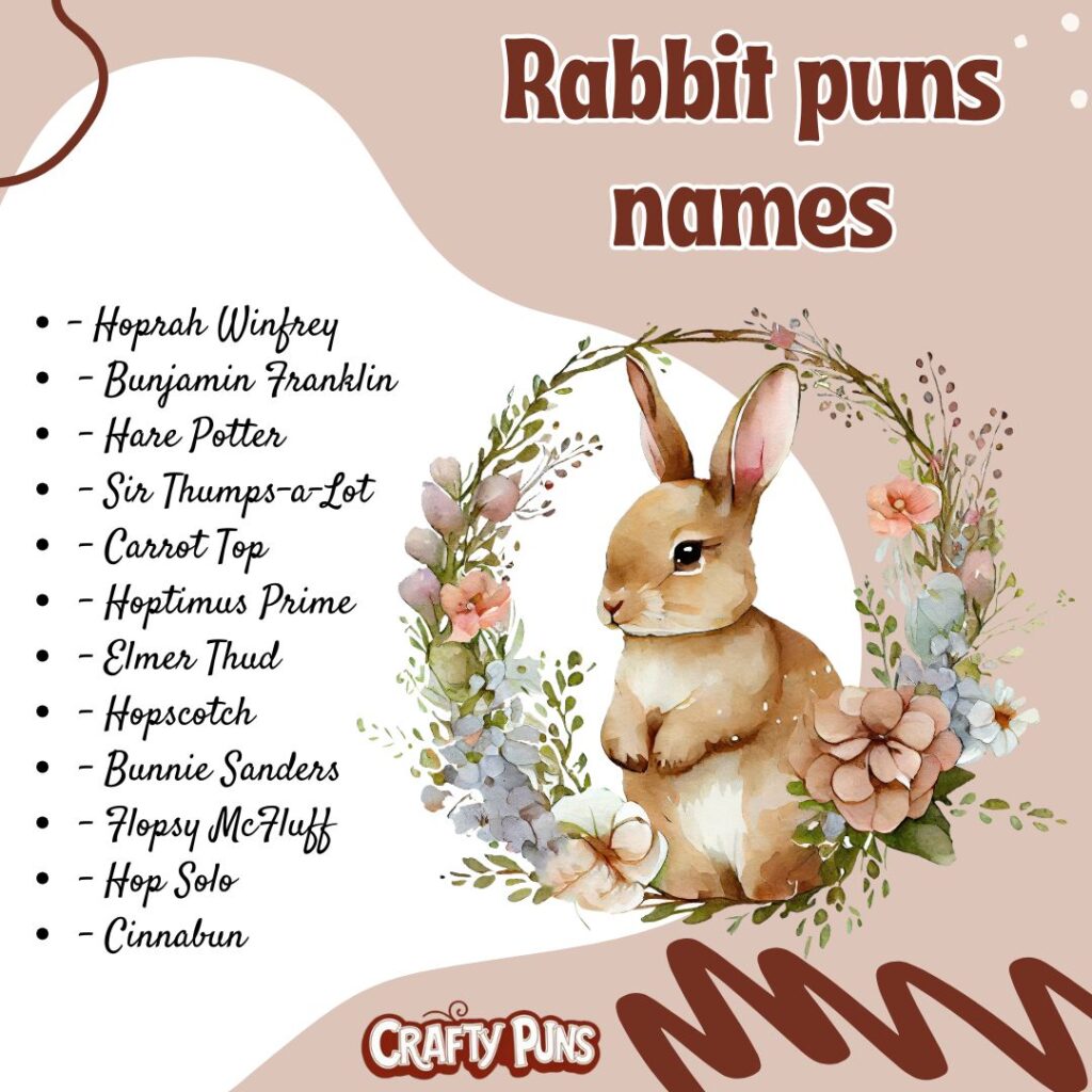 Rabbit puns names