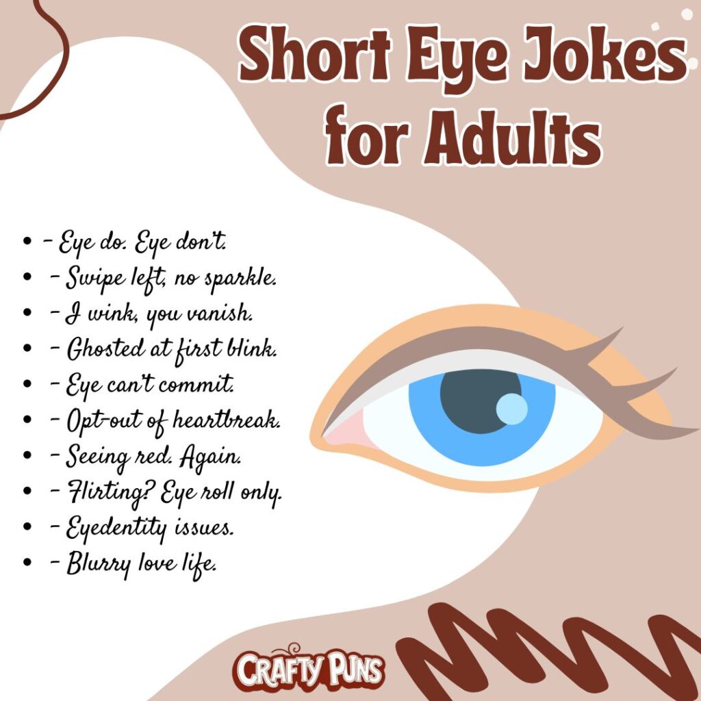 Short Eye Jokes for Adults