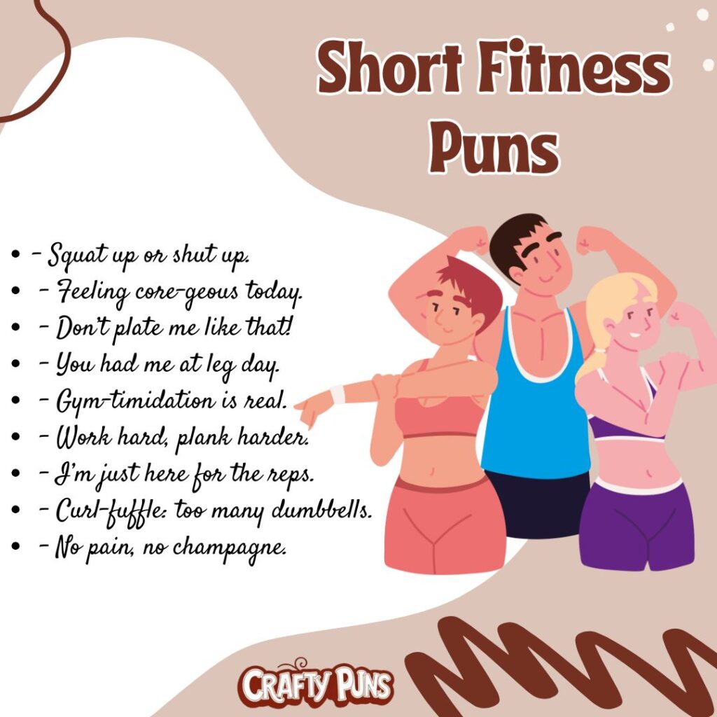 Short Fitness Puns
