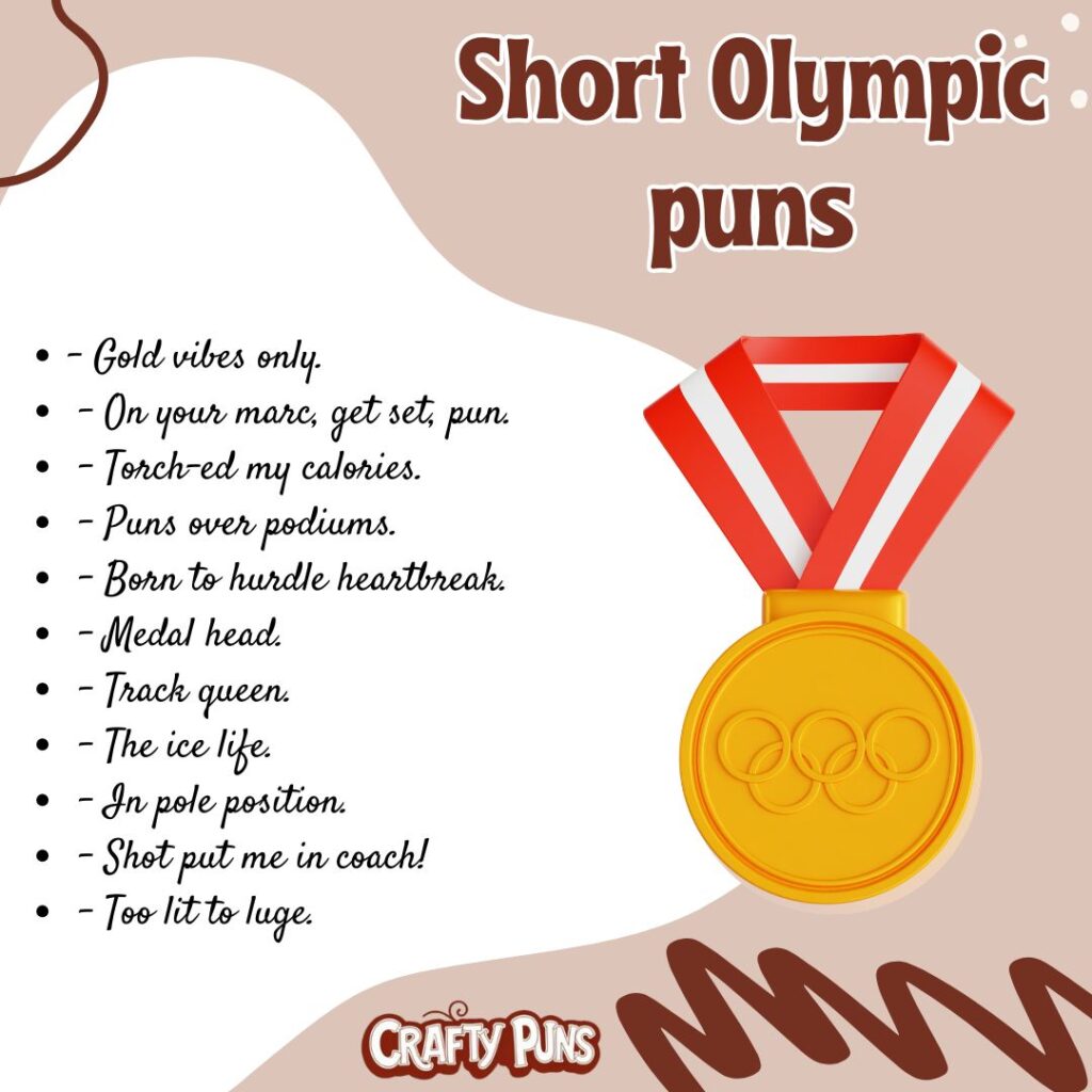 Short Olympic puns