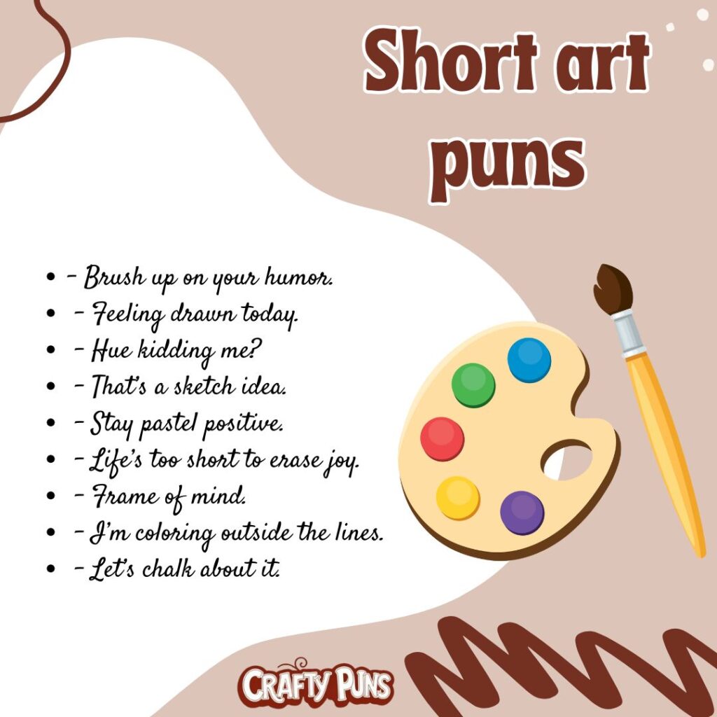Short art puns