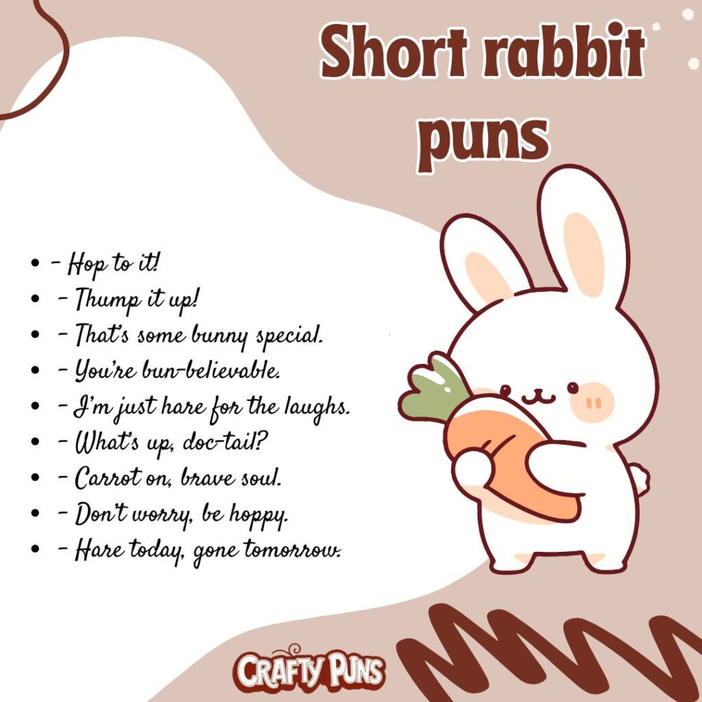 Short rabbit puns