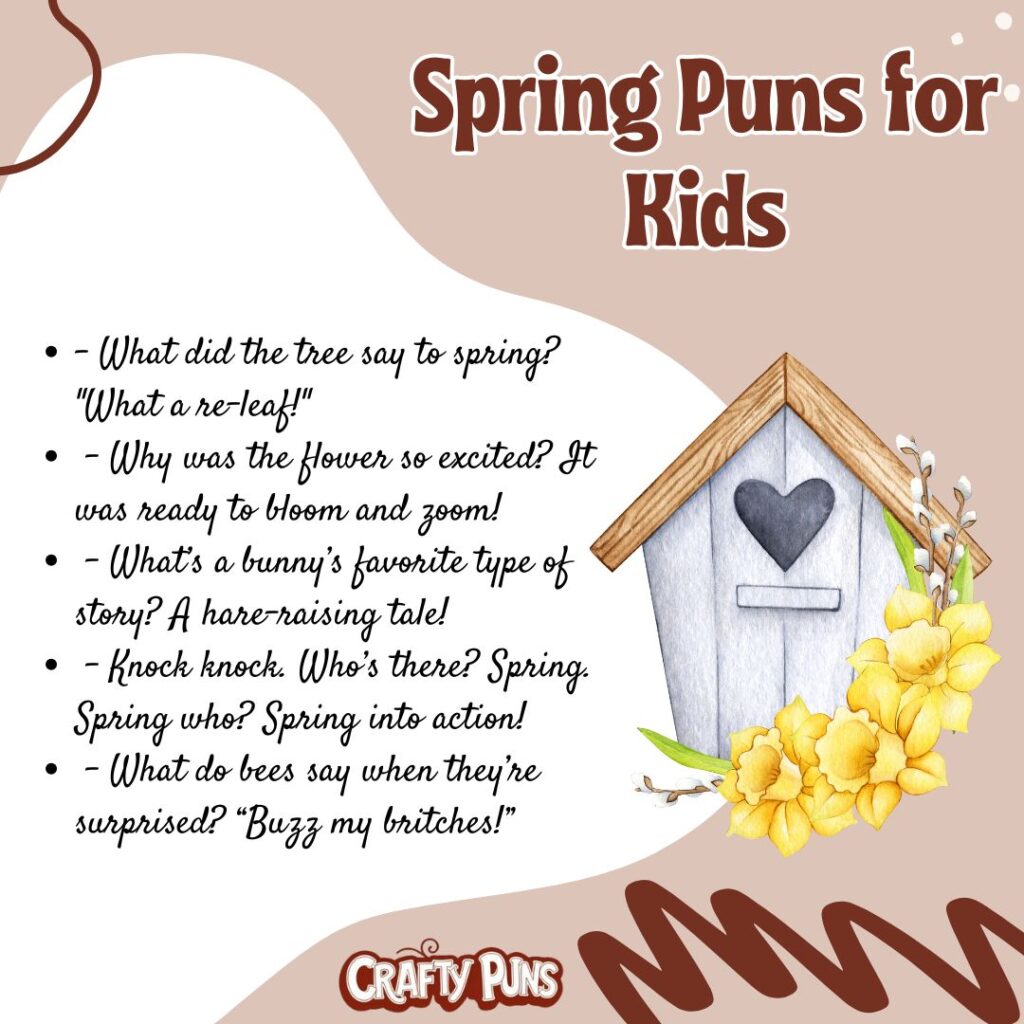 Spring Puns for Kids