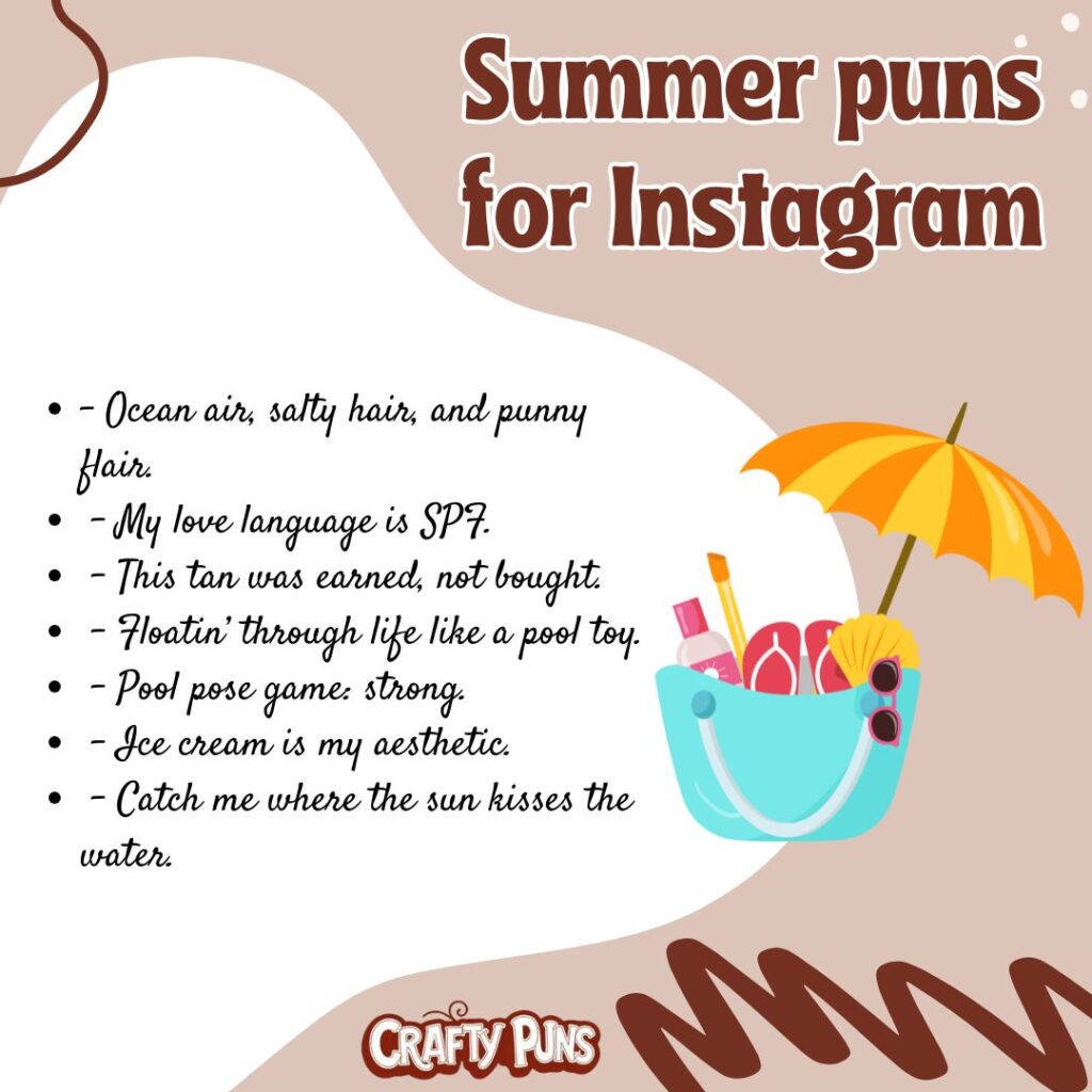 Summer puns for Instagram