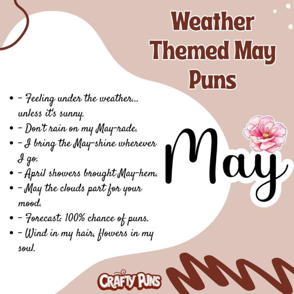 Weather Themed May Puns