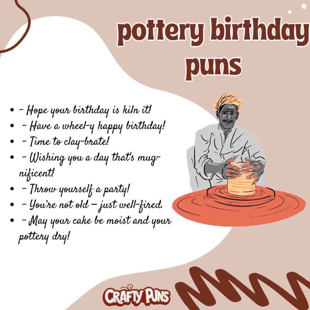 pottery birthday puns