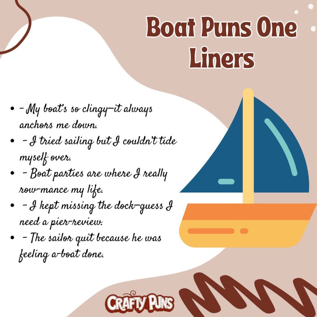Boat Puns One Liners