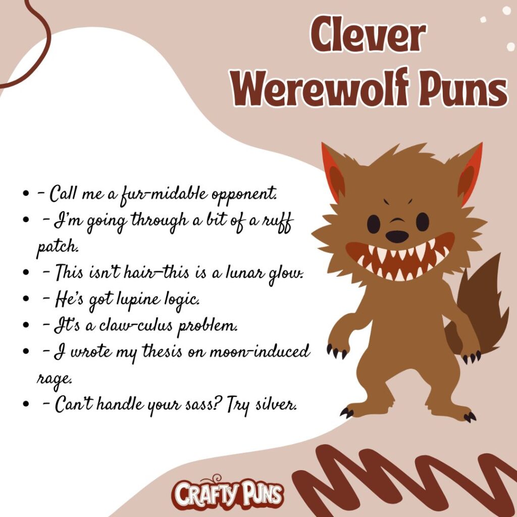 Clever Werewolf Puns