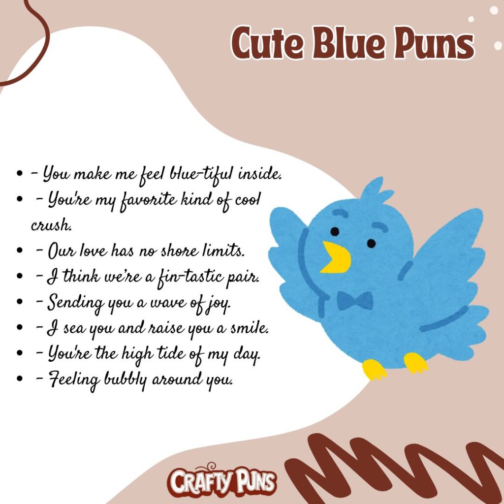 Cute Blue Puns