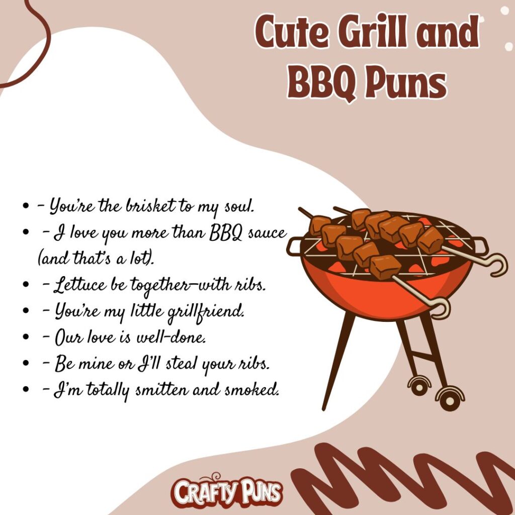 Cute Grill and BBQ Puns