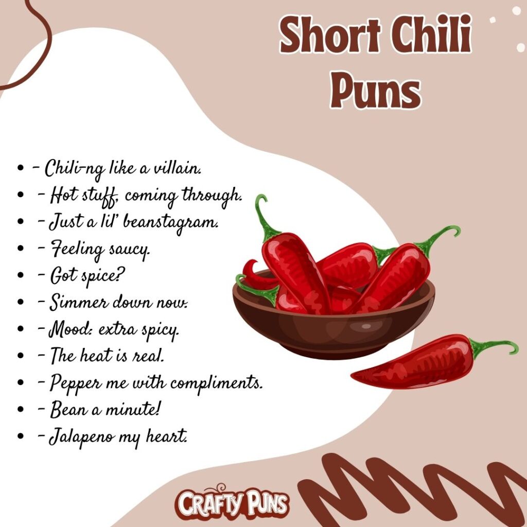 Short Chili Puns