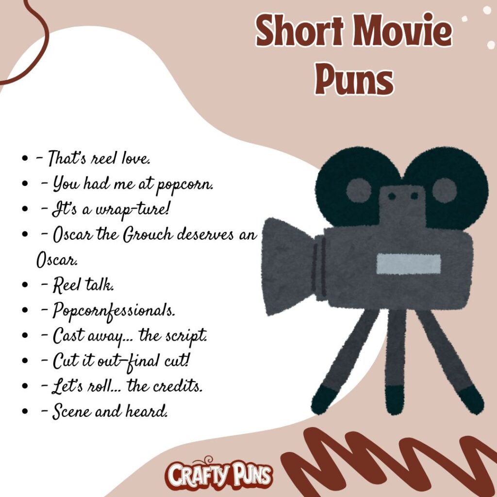 Short Movie Puns